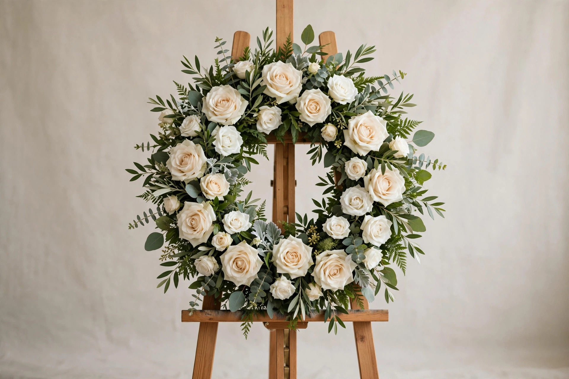 Gentle Remembrance Standing Wreath